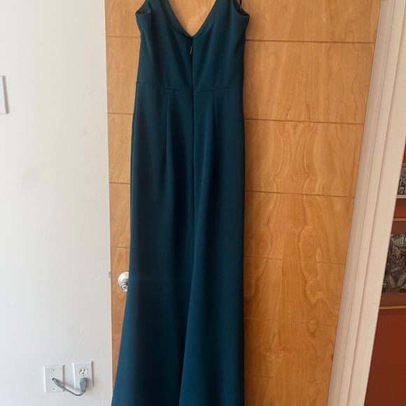 Floor length teal dress from Lulu’s - Picture 2 of 3